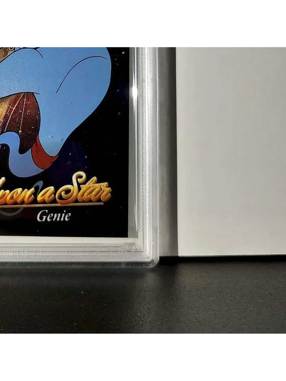 Genie 2025 Topps Chrome Disney #W-6 Wish Upon A Star Die Cut Card Aladdin PSA 9